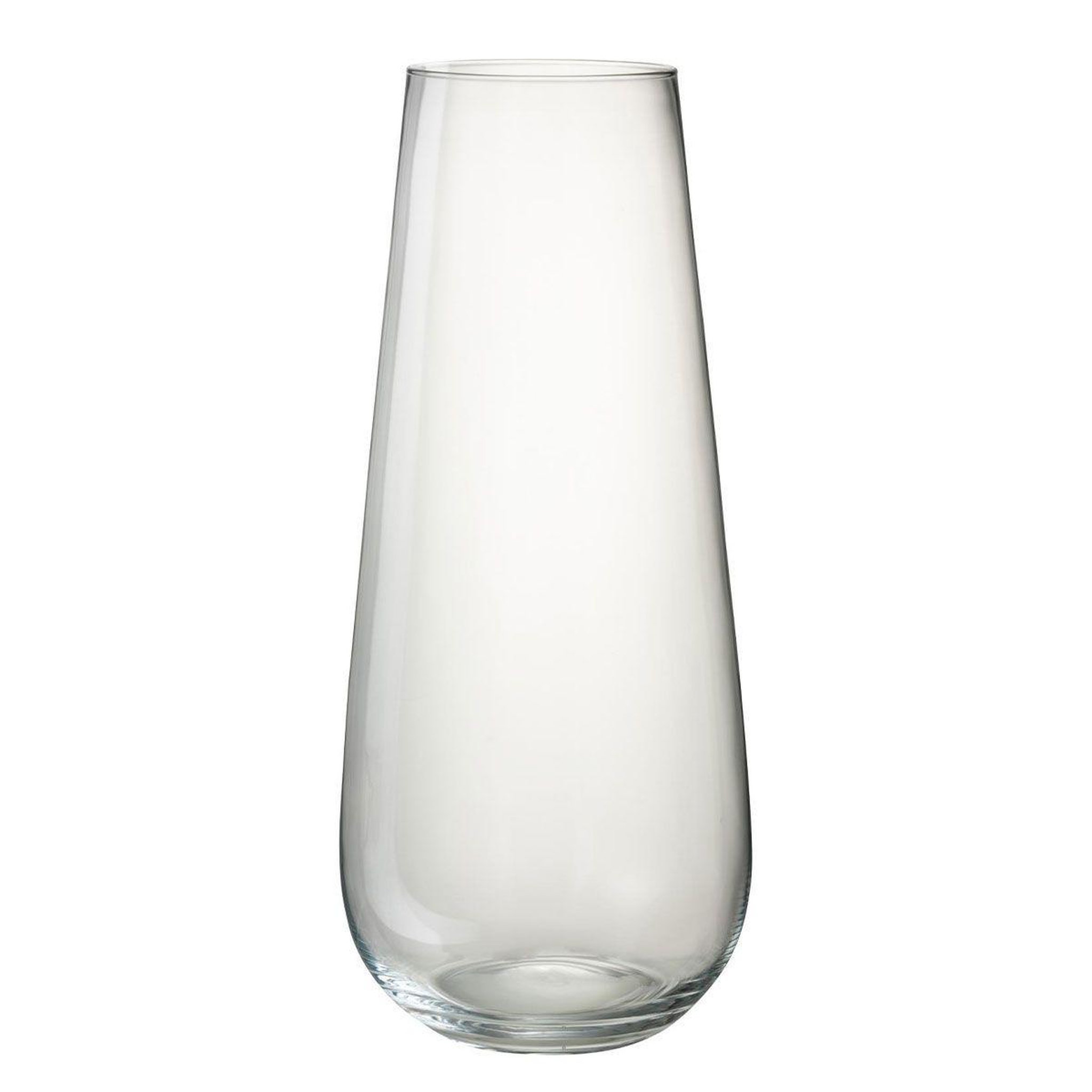 J-LINE Vase design en verre  lyna  60cm transparent