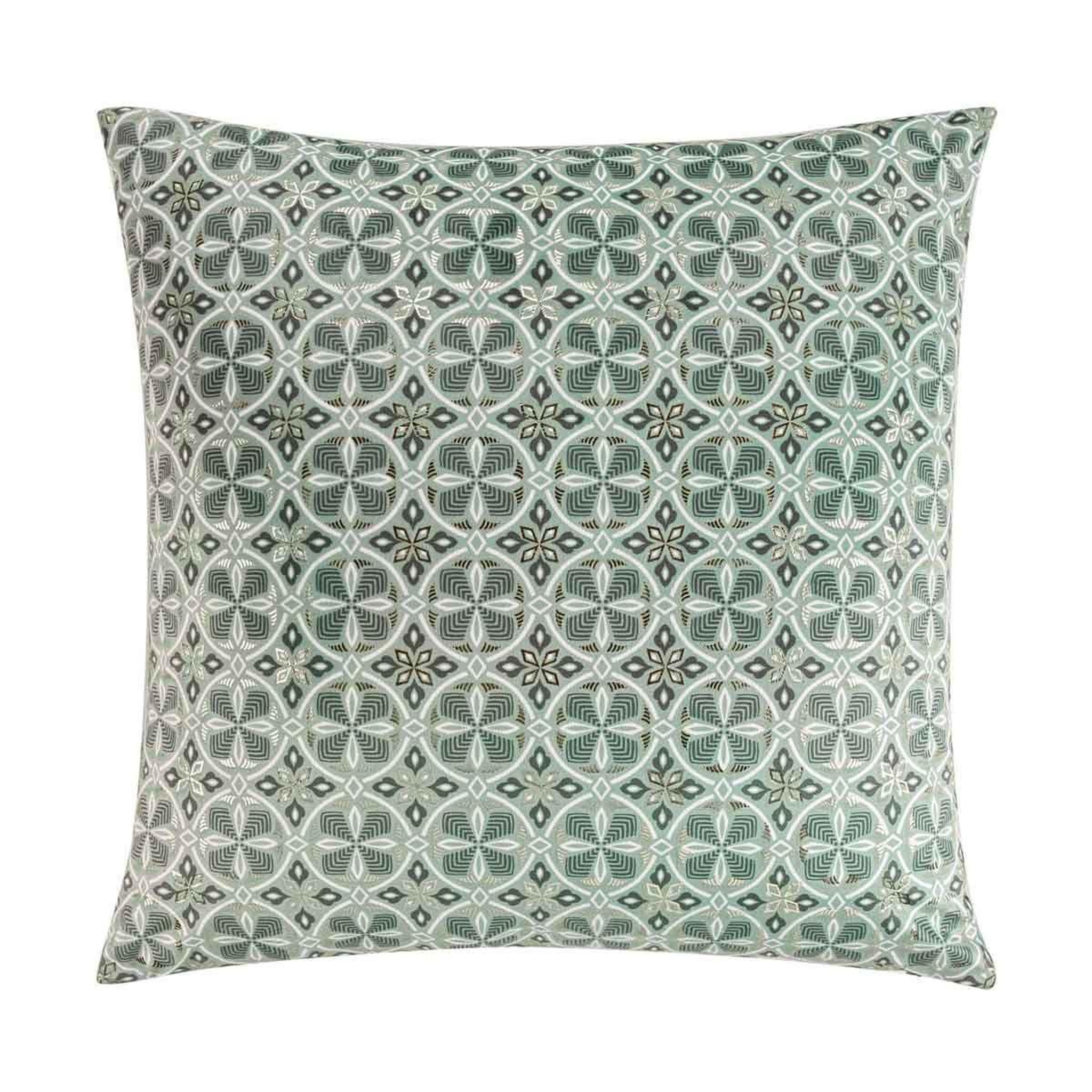 Douceur d'Intérieur Housse de coussin imprimée  joan  60x60cm kaki