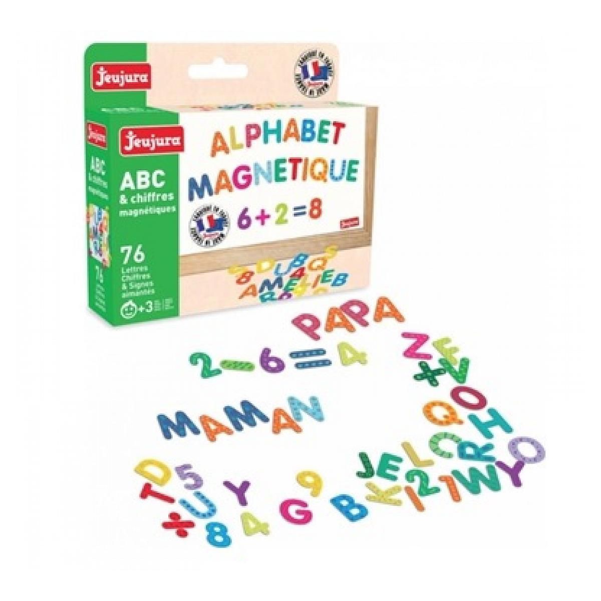 JeuJura Magnets ABC et Chiffres Magnetiques