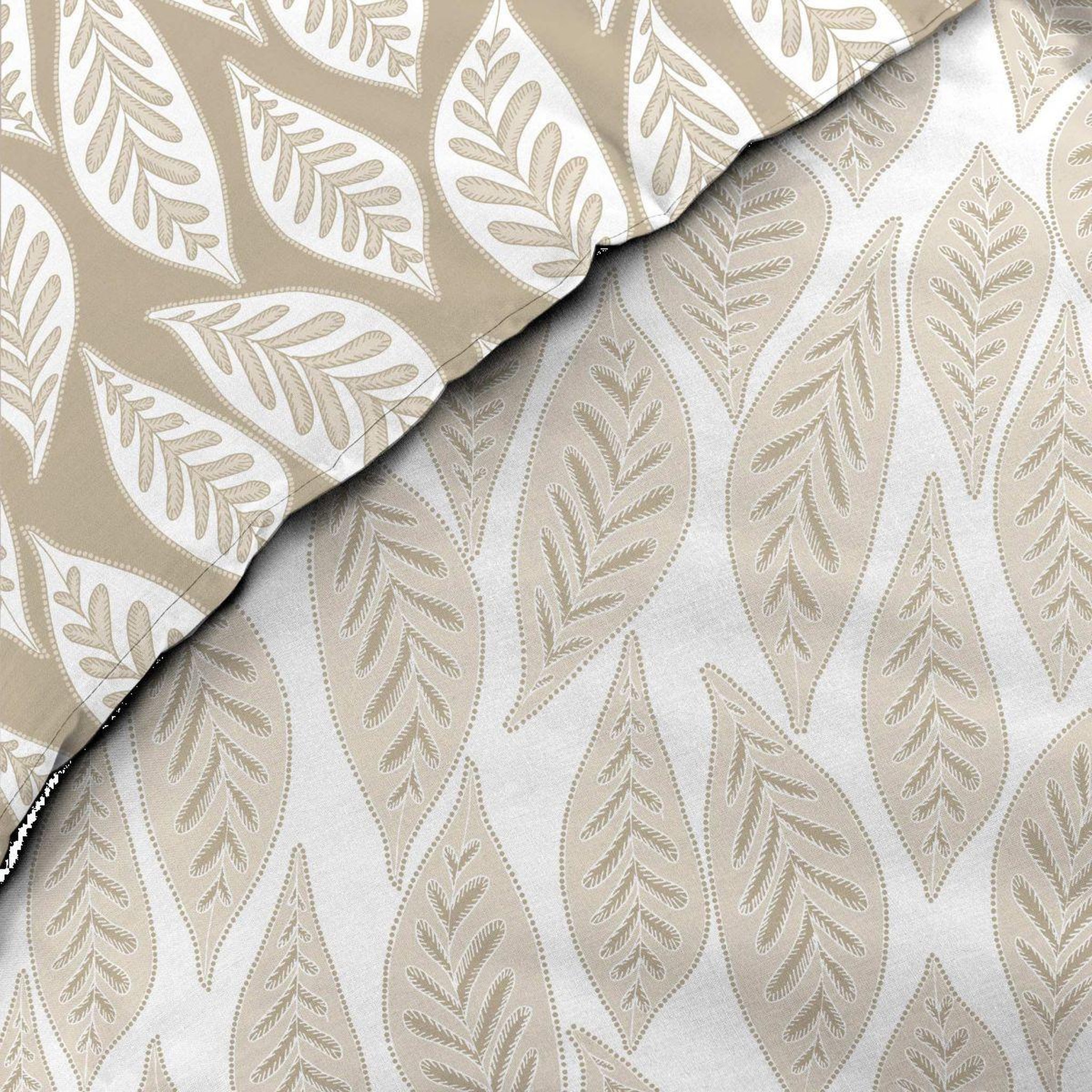 Voir la diapositive 5 : Douceur d'Intérieur Parure de lit 3 pièces  mareva  260x240cm beige