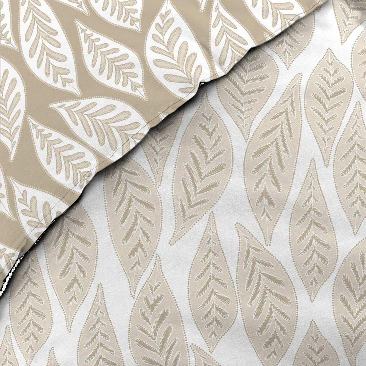 Paris Prix Parure de Lit 3 Pièces  Mareva  260x240cm Beige