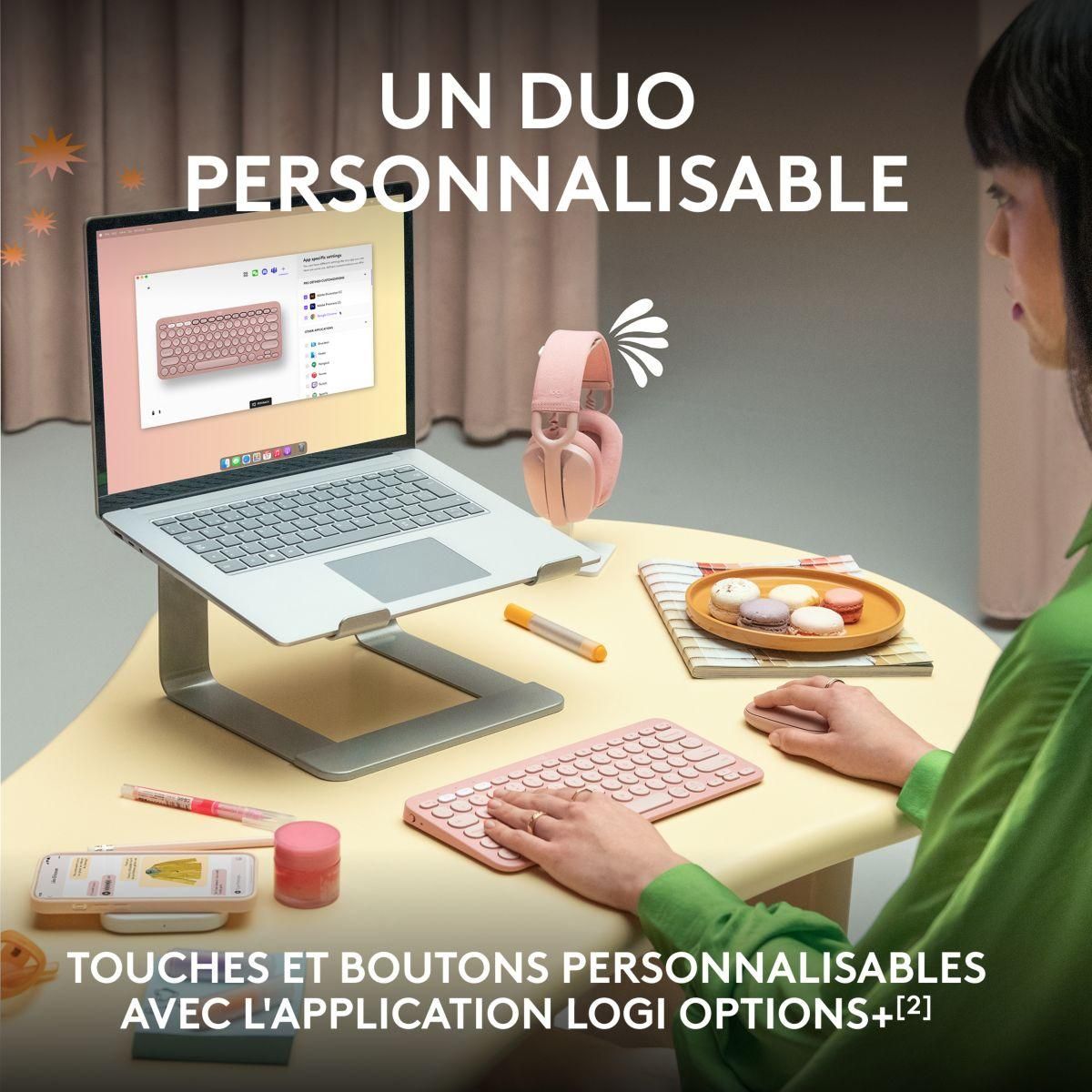 Logitech Clavier + Souris Combo Pebble 2