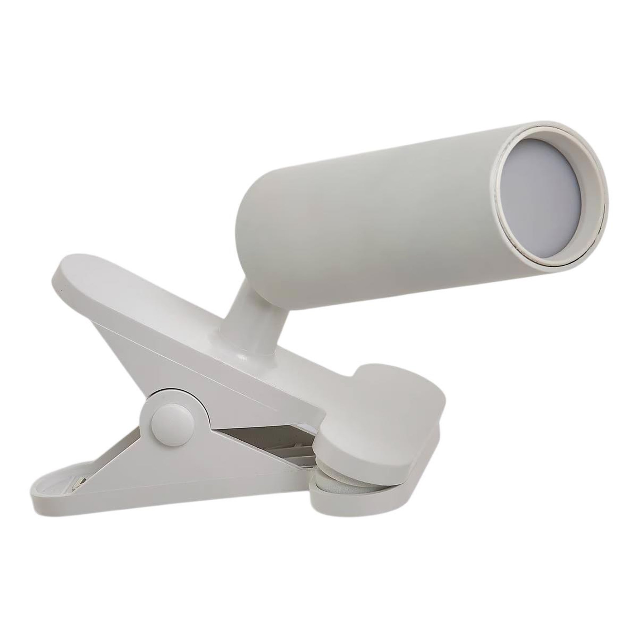 SMART SYSTEM Lampe led pince  sans fil  20cm blanc