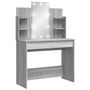 Voir la diapositive 2 : VIDAXL Coiffeuse avec lumieres LED sonoma gris 96x40x142 cm