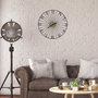 Voir la diapositive 2 : Paris Prix Horloge Murale Design  Filaire  50cm Noir