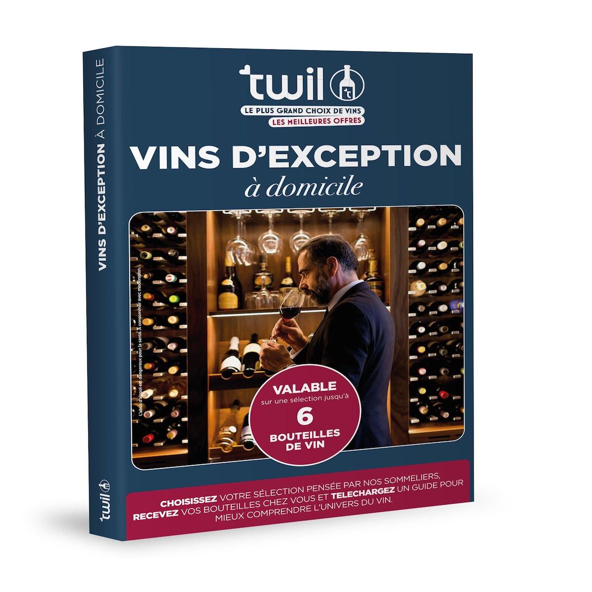 TWIL Coffret cadeau Twil - Vins d'expcetion à domicile