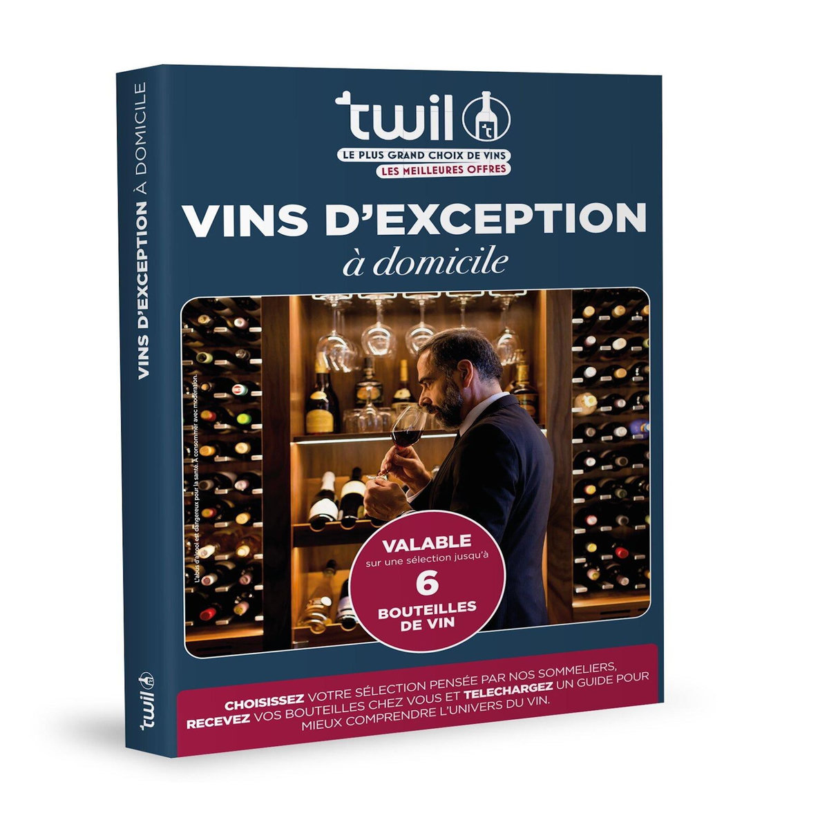 TWIL Coffret cadeau Twil - Vins d'expcetion à domicile