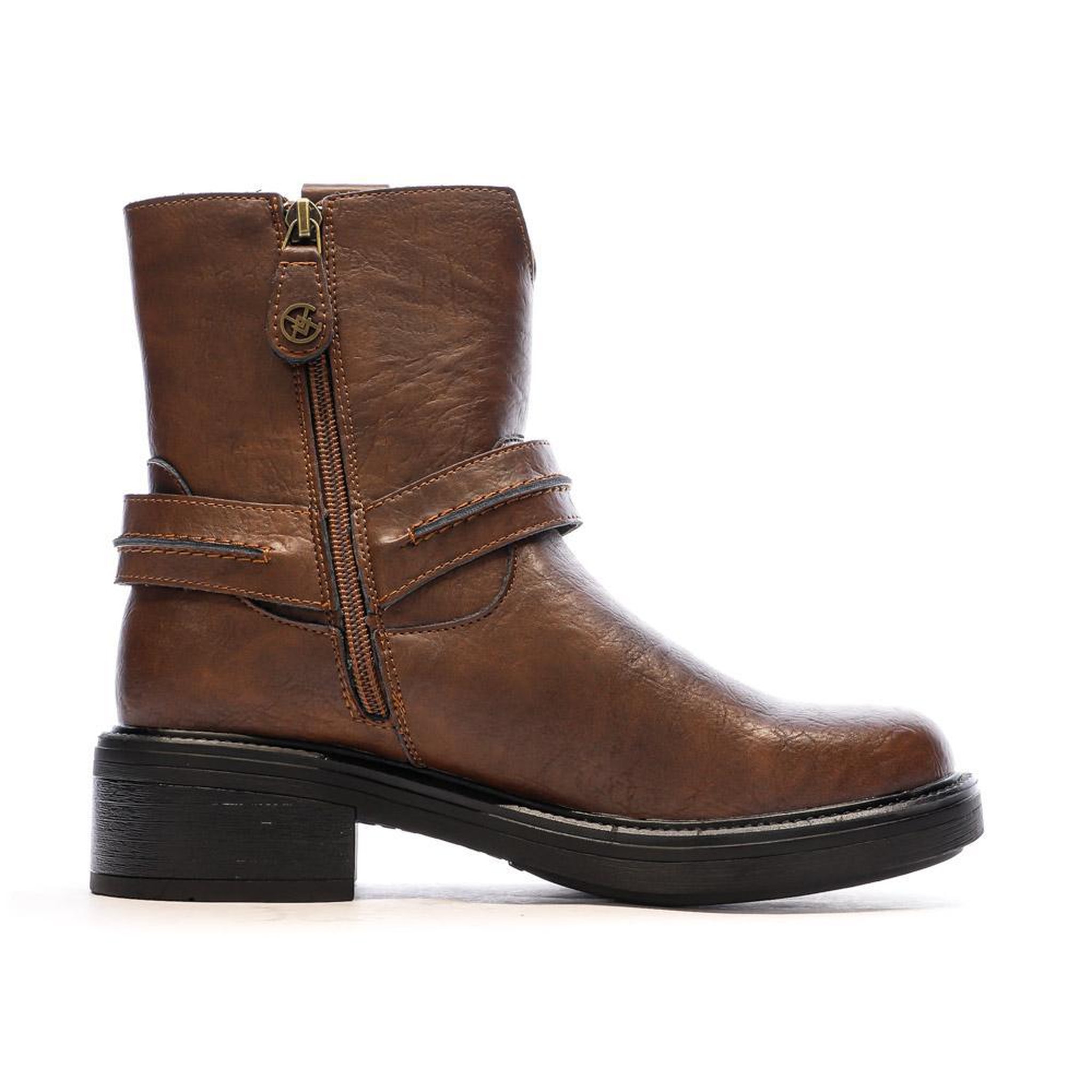 Voir la diapositive 2 : CHATTAWAK Bottines Marrons Femme Chattawak CIELO