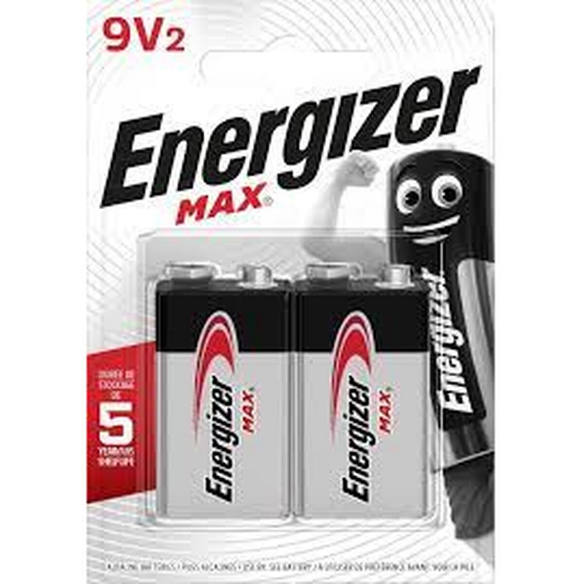 Energizer PILE 9V 6LR61 ALCALINE ENERGIZER MAX X2 pas cher 