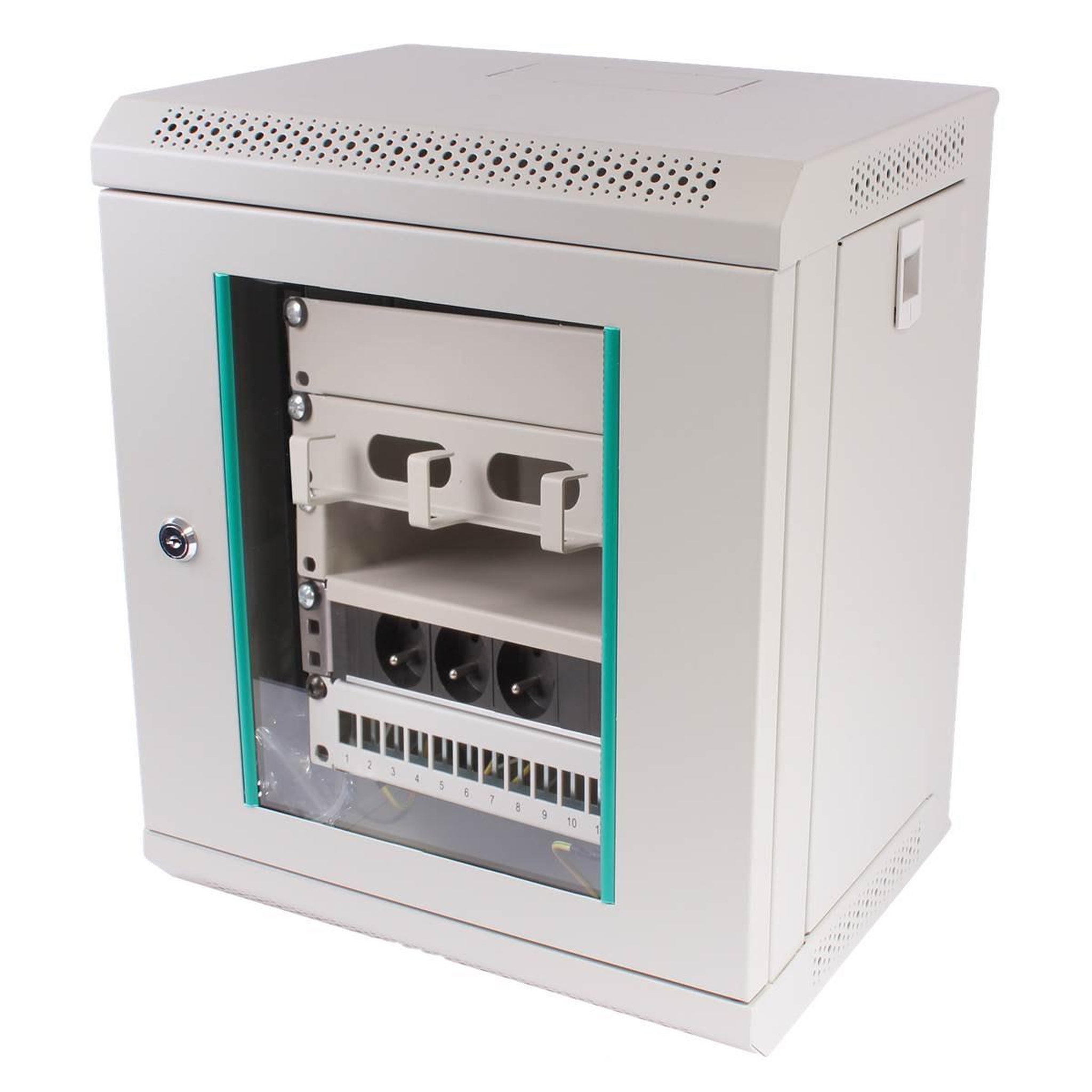 UNIFORMATIC Kit complet coffret réseau 10 pouces 7u