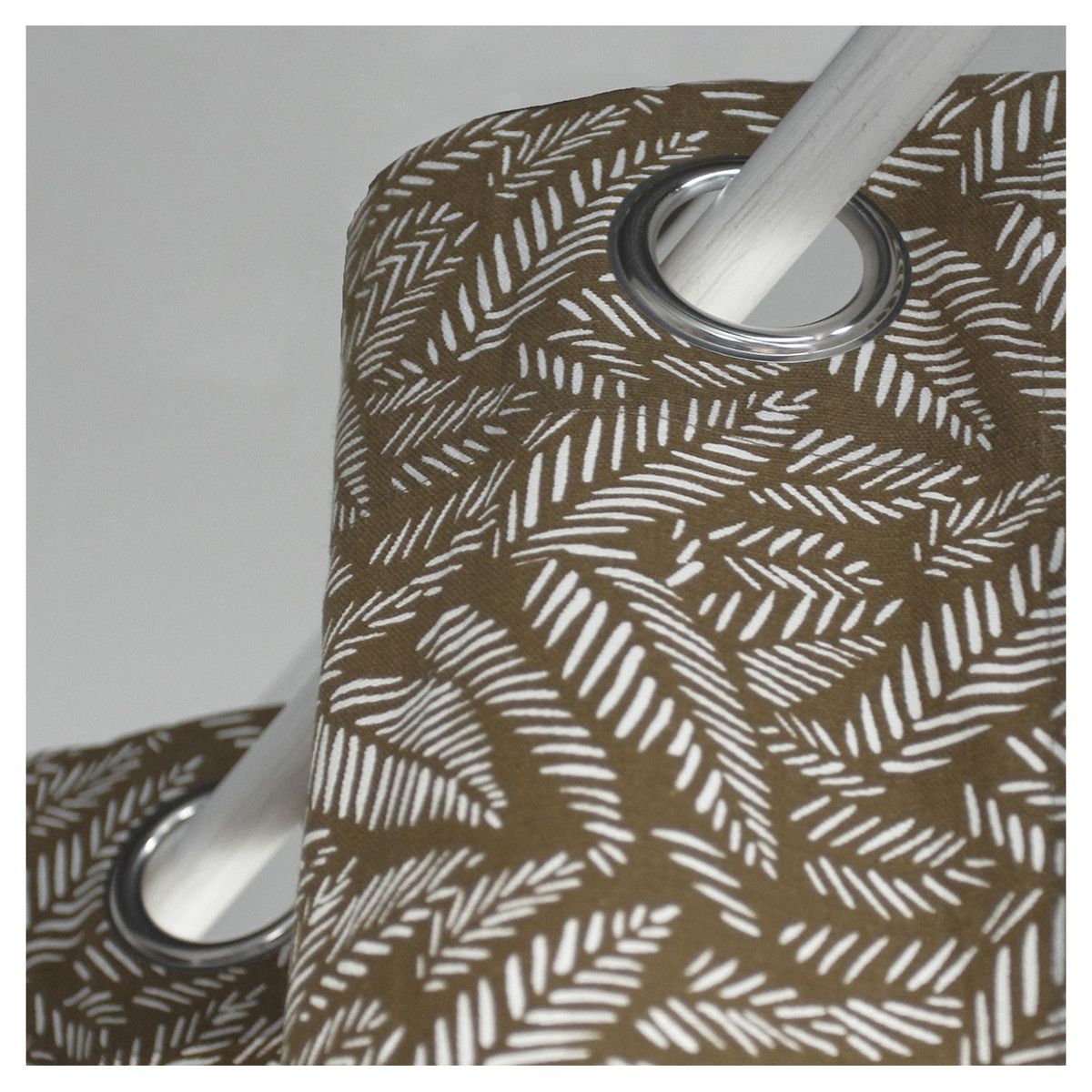 TODAY Rideau fantaisie à oeillets en polyester INAYA   