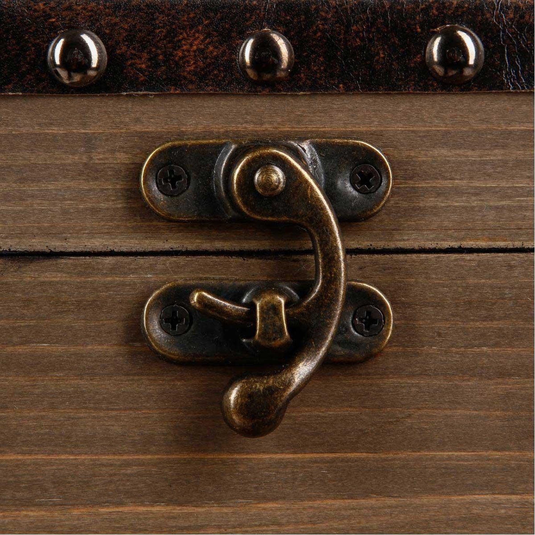 Voir la diapositive 4 : ATMOSPHERA 4 malles vintages design bois factory - marron