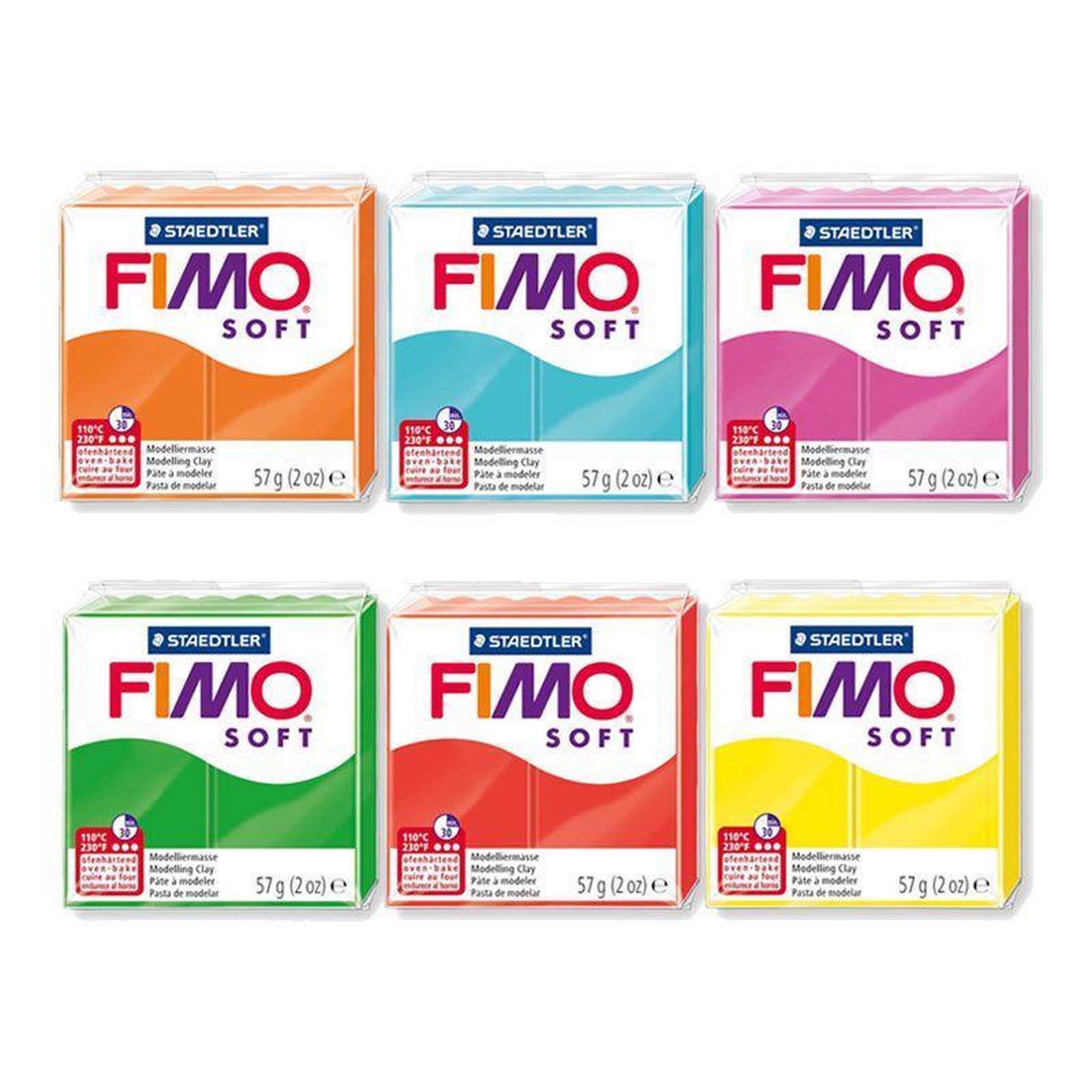 Graine créative 6 pains de pâte polymère