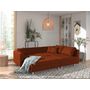 Voir la diapositive 3 : LISA DESIGN Rune - canapé d'angle - avec pouf d'appoint - 4 places - style scandinave - droit