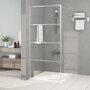Voir la diapositive 1 : VIDAXL Paroi de douche Argente 90x195 cm Verre ESG transparent