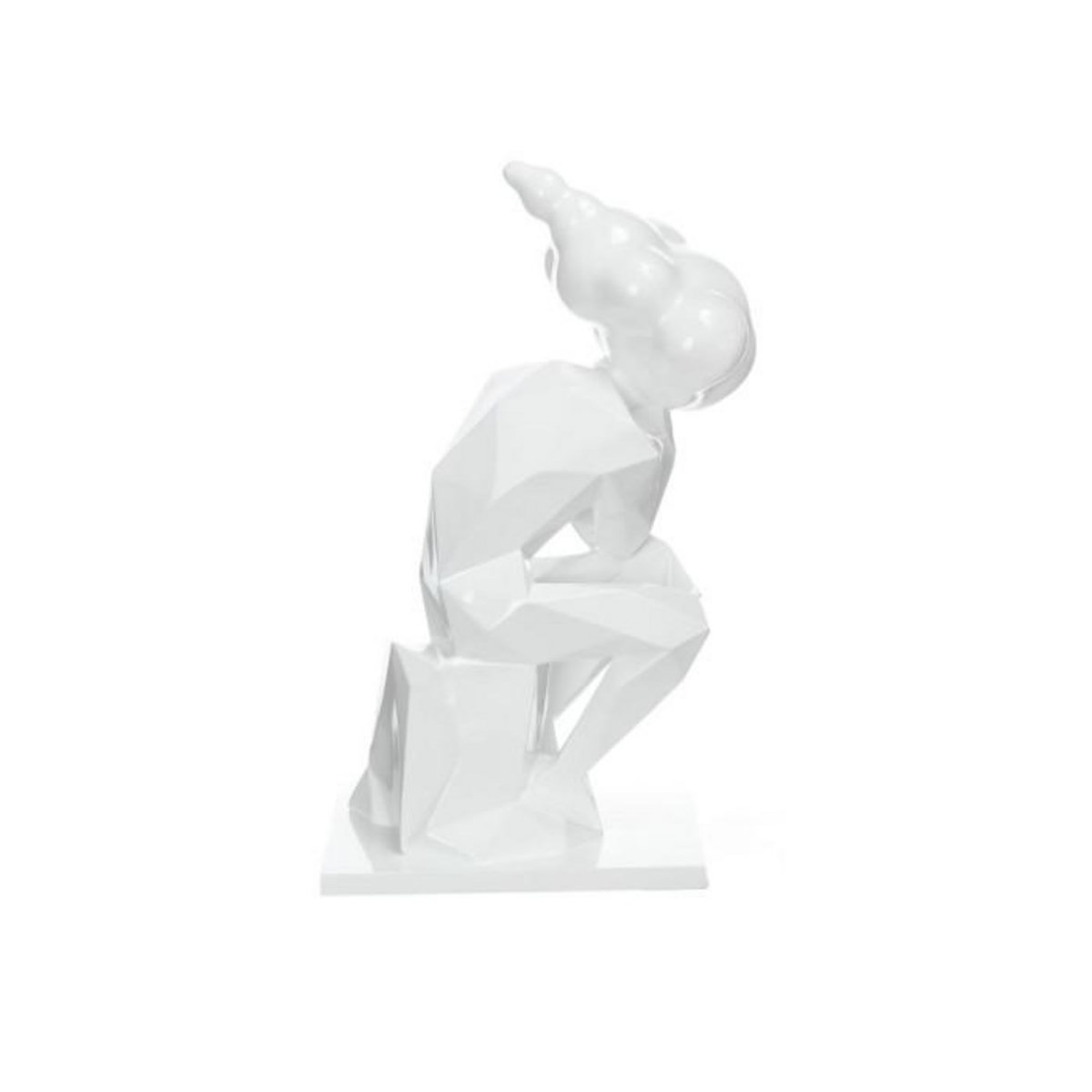 Paris Prix Statue Design  Sculpture Kenya  47cm Blanc