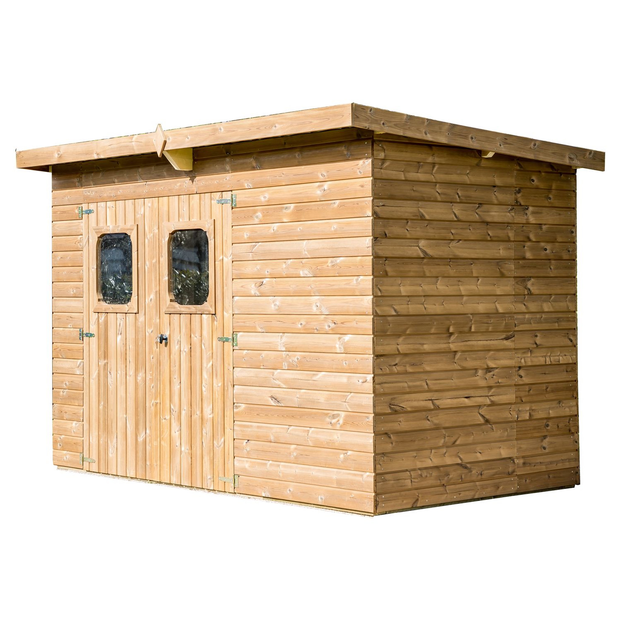 Voir la diapositive 2 : Habrita Abri de jardin bois - Autoclavé - 6,78m²