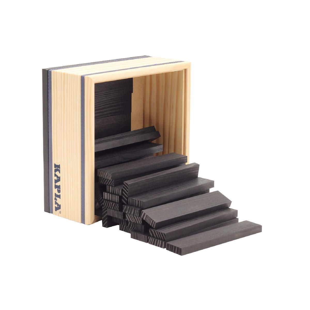 Kapla Carré 40 planchettes  - Noir