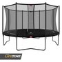 Berg Favorit trampoline Regular 380 cm black + Safety Net Comfort