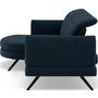 Voir la diapositive 6 : LISA DESIGN Terry - canapé d'angle gauche 4 places avec têtières réglables en tissu texturé