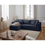Voir la diapositive 5 : BEST MOBILIER Topaze - canapé d'angle réversible - 4 places - convertible avec coffre - en tissu