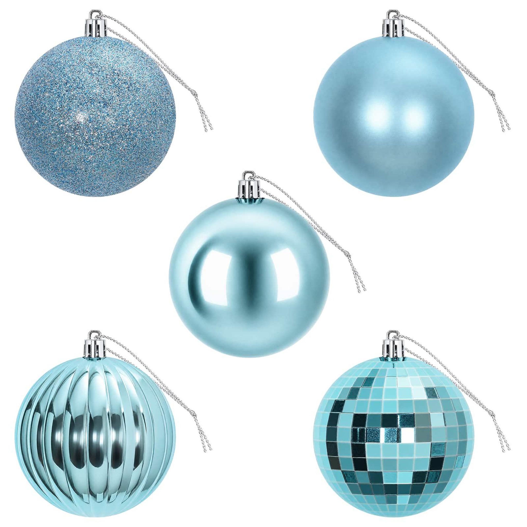 Voir la diapositive 5 : VIDAXL Ensemble de boules de Noël 50 pc Turquoise Diam. 8 cm