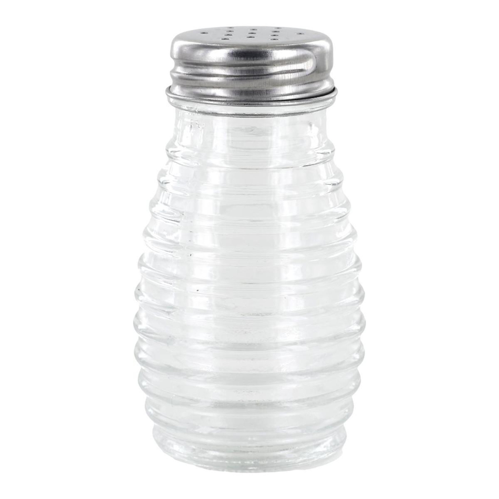 The Home Deco Factory Salière poivrière en verre  essentiel  9cm transparent