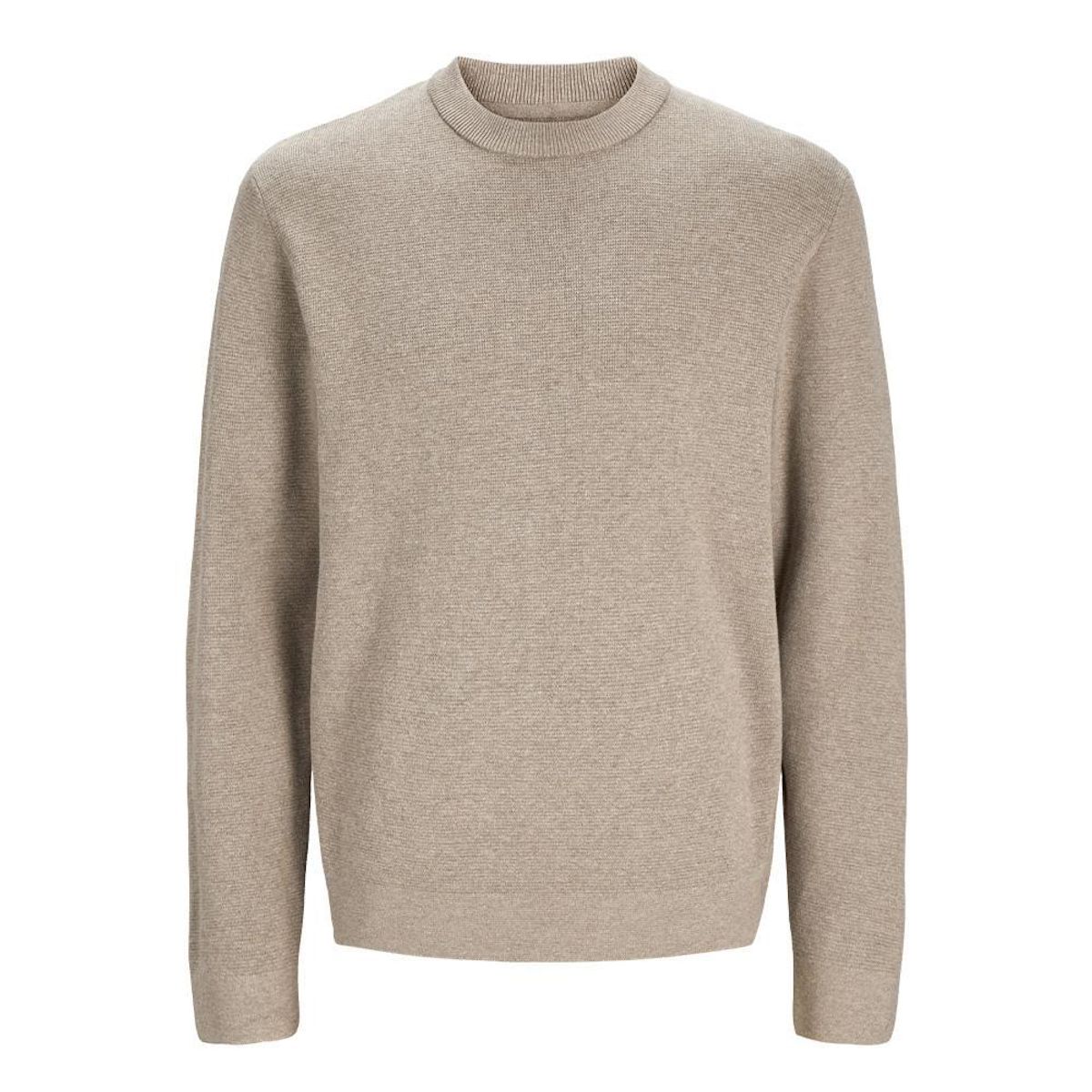 Jack & Jones Pull Greige Homme Jack & Jones Stitch