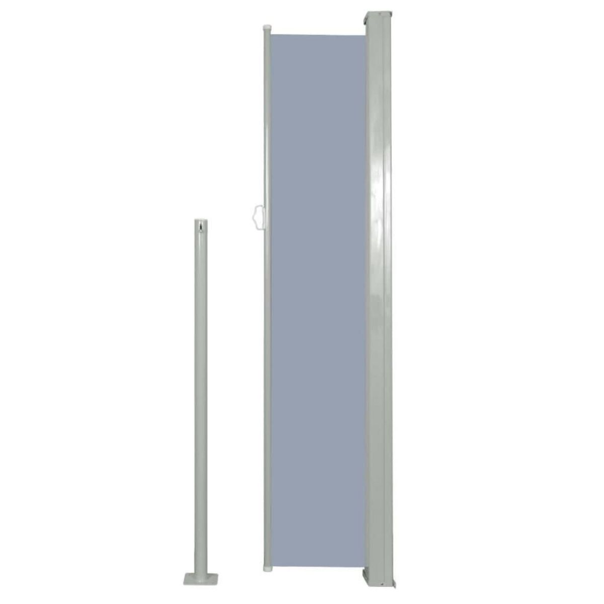 VIDAXL Auvent lateral retractable de patio 160 x 300 cm Gris