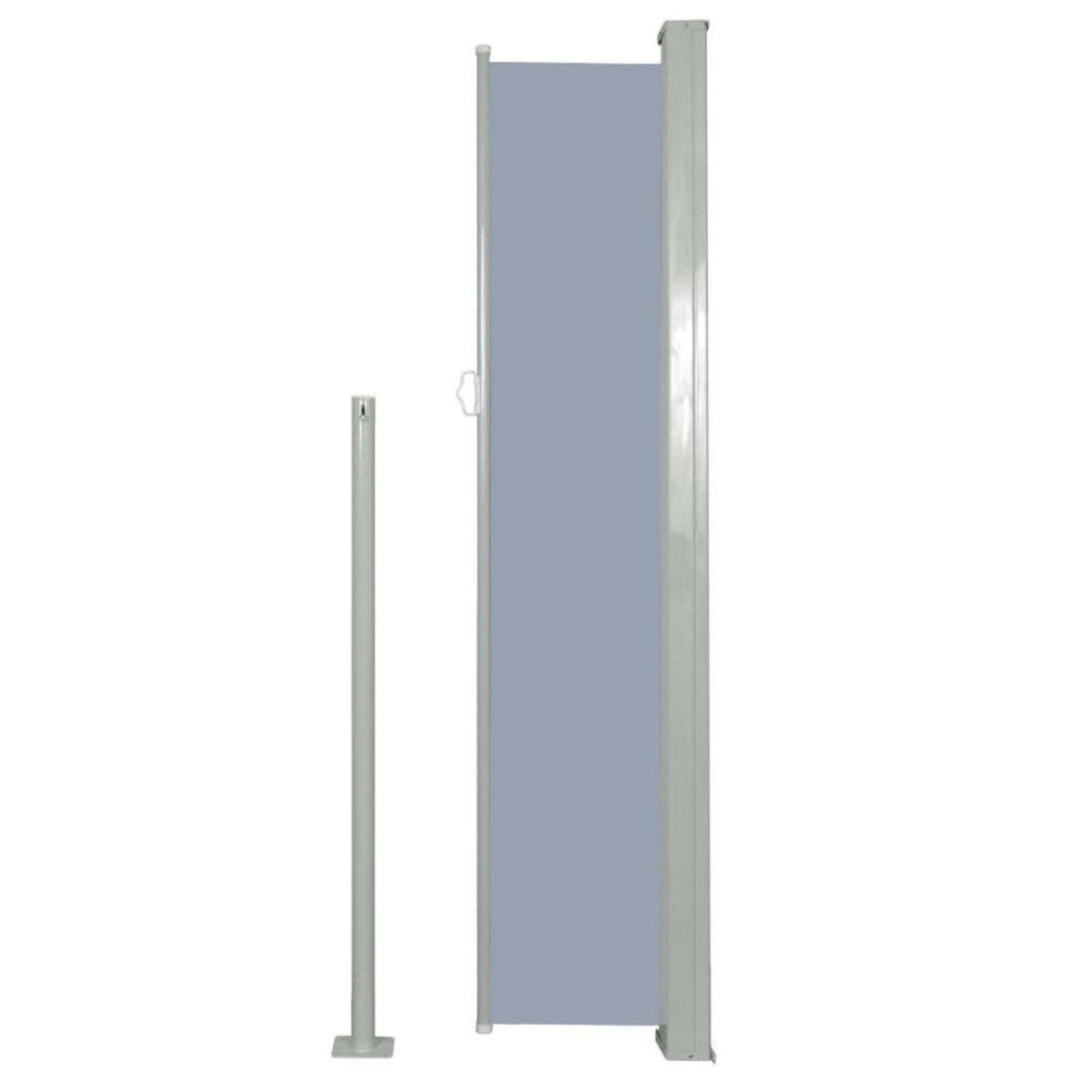 VIDAXL Auvent lateral retractable de patio 160 x 300 cm Gris