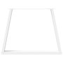 Voir la diapositive 5 : VIDAXL Pieds de table a manger forme de V 2 pcs blanc 90x(72-73,3) cm