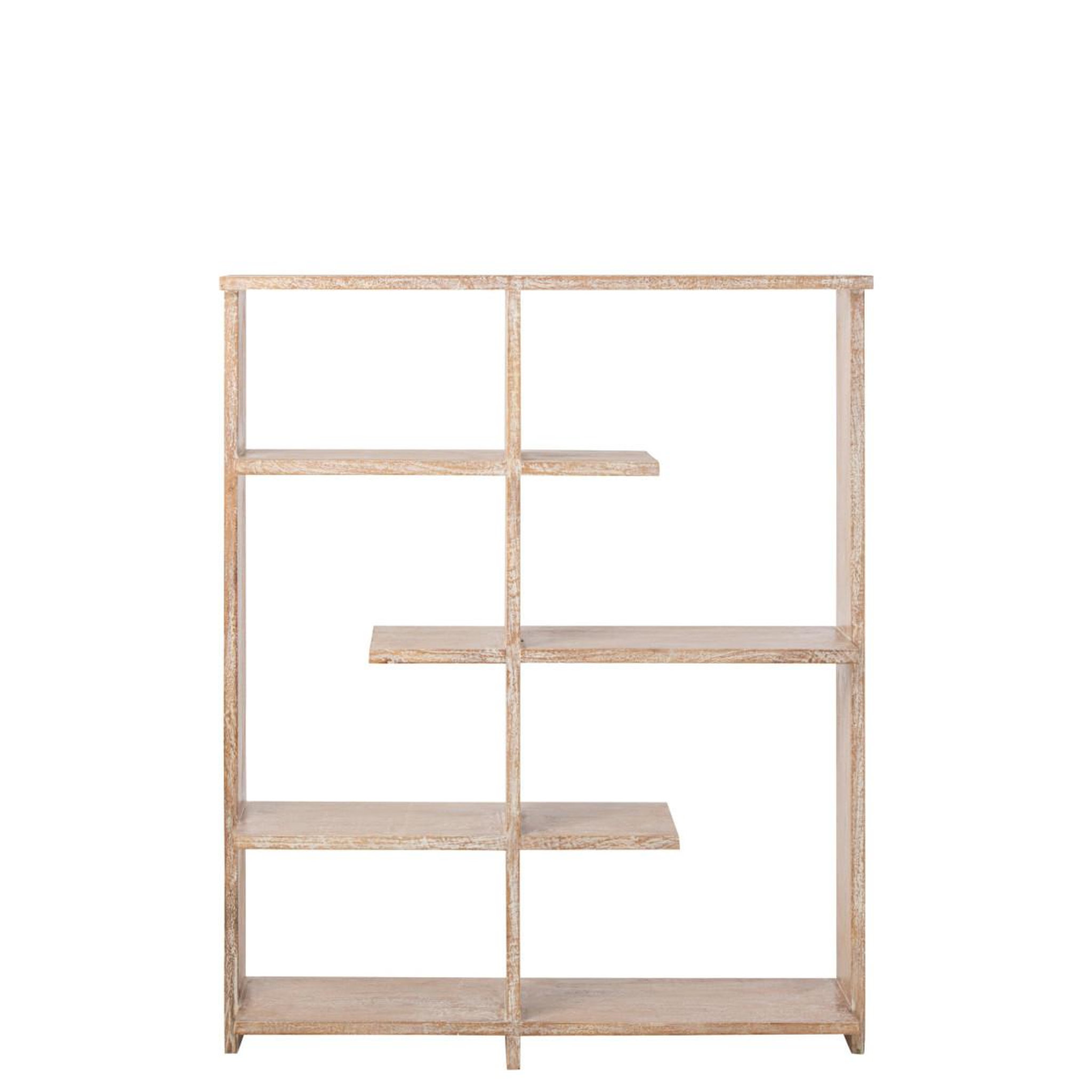Voir la diapositive 4 : Paris Prix Bibliothèque en bois  manga  146cm blanc cassé