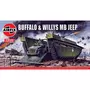 Airfix Maquette véhicule militaire : Vintage Classics : Buffalo Willys MB Jeep