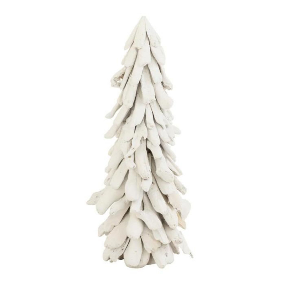 Paris Prix Sapin de Noël à Poser  Bois Flotté  70cm Blanc