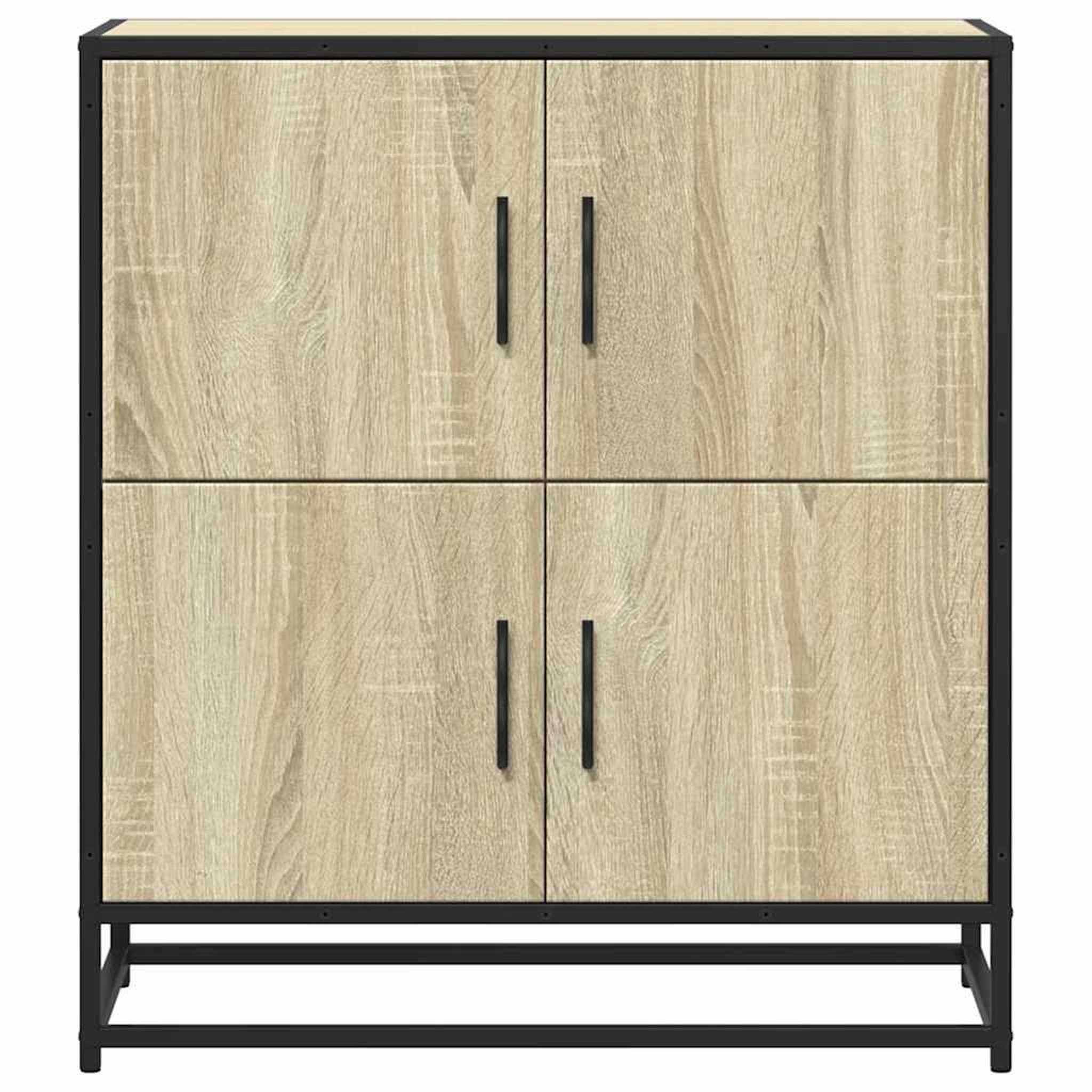 Voir la diapositive 4 : VIDAXL Buffet chene sonoma 68x35x76 cm bois d'ingenierie