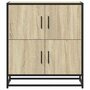 Voir la diapositive 4 : VIDAXL Buffet chene sonoma 68x35x76 cm bois d'ingenierie