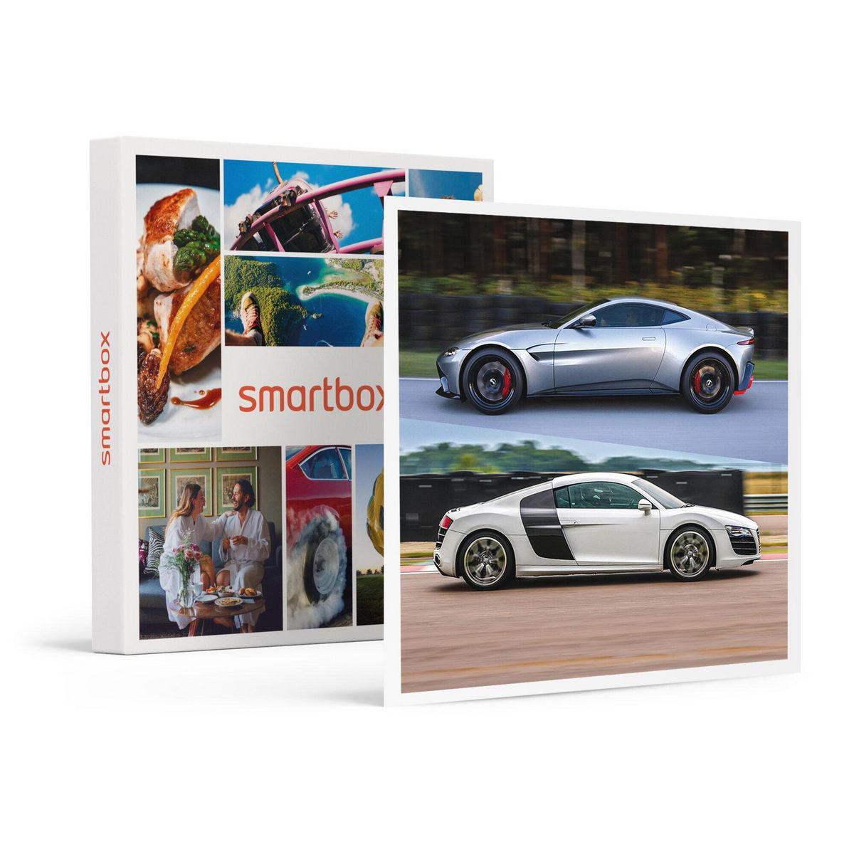 Smartbox Stage de pilotage multivolant : 2 tours en Aston-Martin et 2 tours en Audi sur le circuit de Nogaro - Coffret Cadeau Sport & Aventure