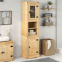 Voir la diapositive 3 : VIDAXL Armoire de salle de bain  50x40x185 cm bois de pin massif