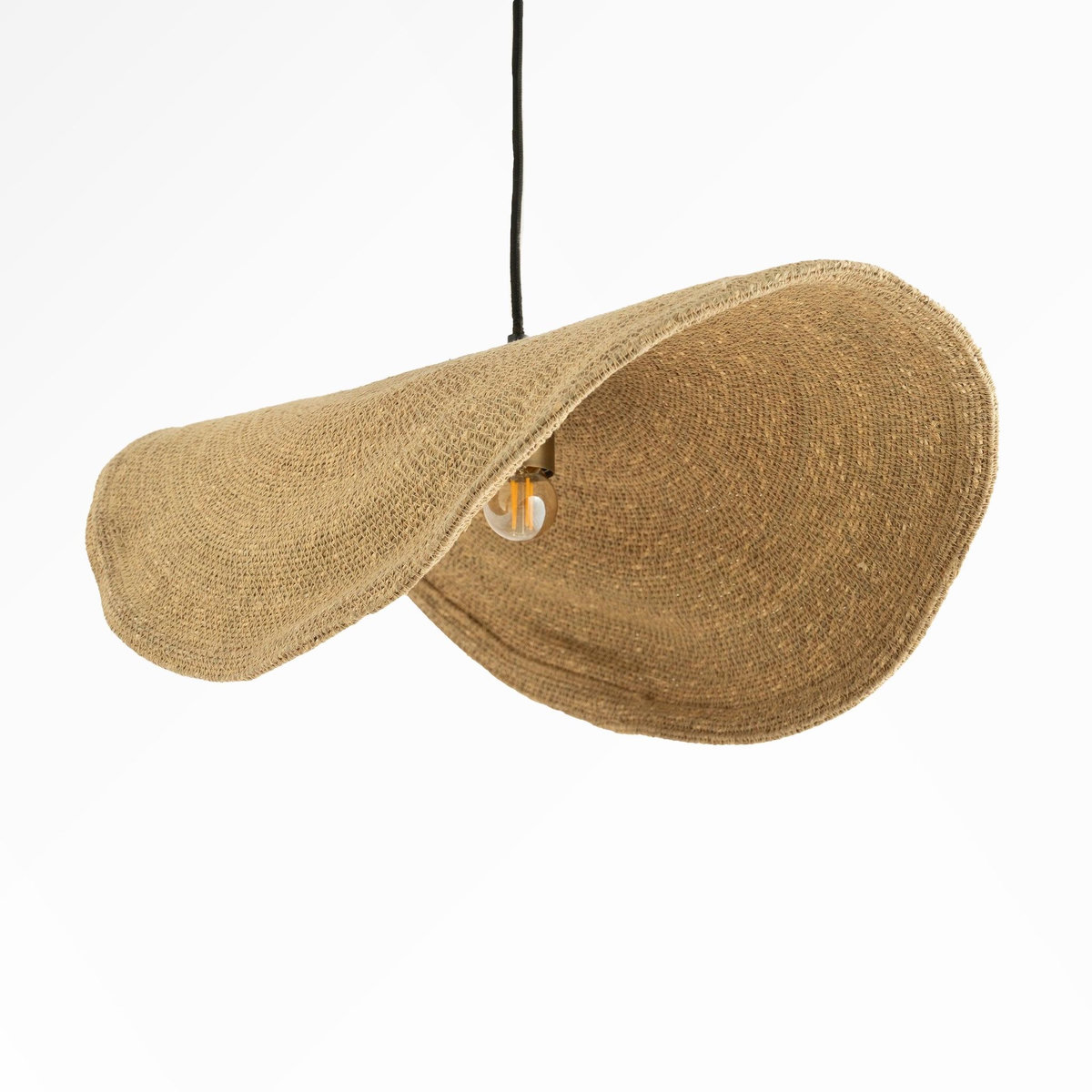 Rendez vous déco Suspension en matière naturelle et métal 61 cm-Maho