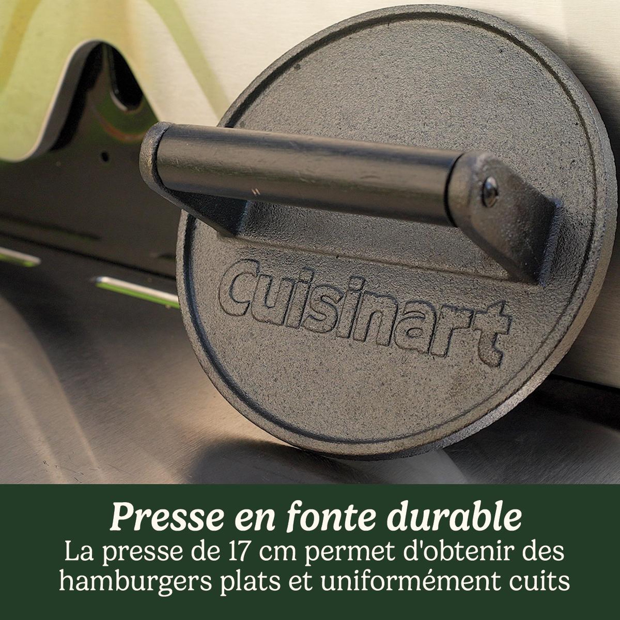 Voir la diapositive 2 : Cuisinart Presse à hamburgers - CISB111EU