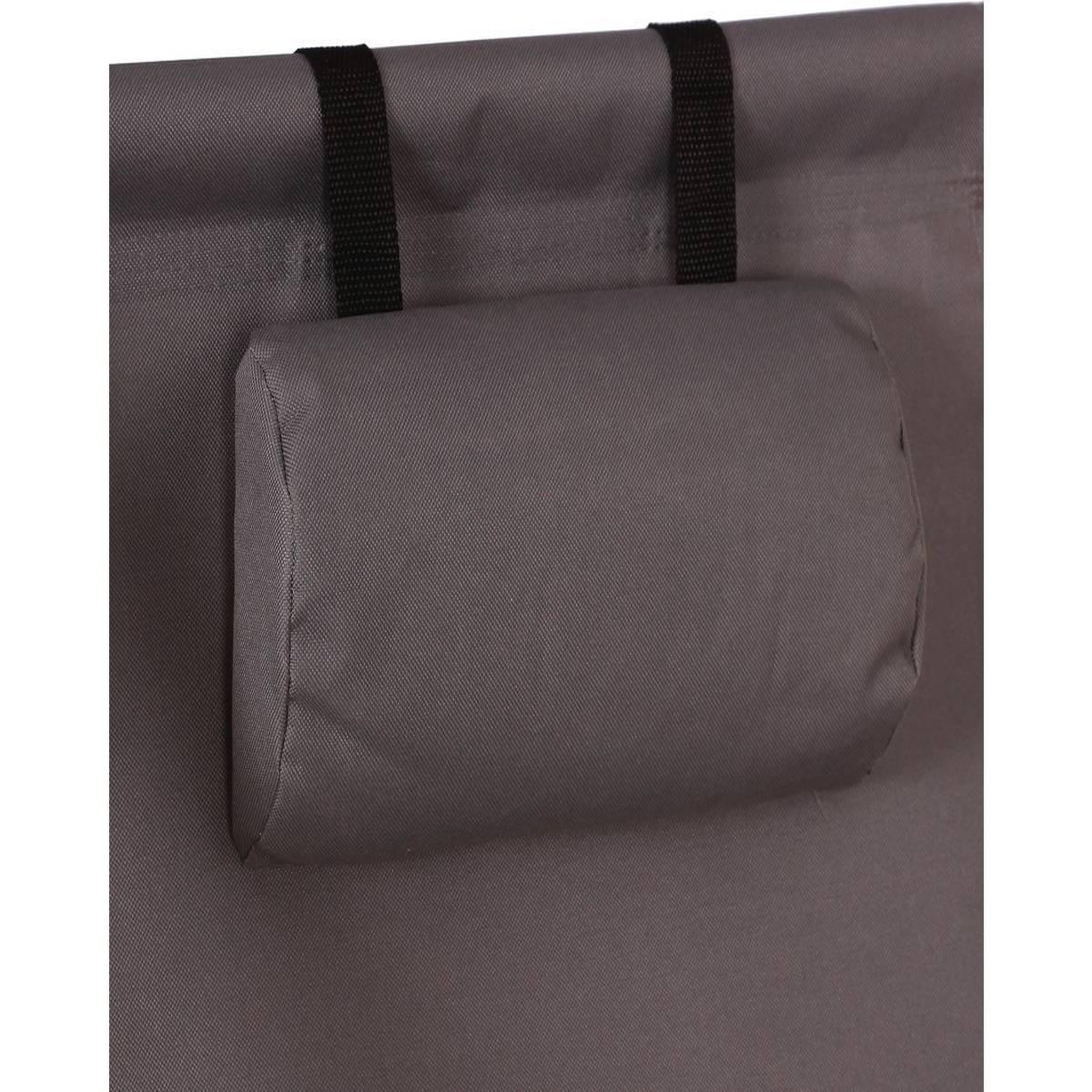 Voir la diapositive 4 : Habitat et Jardin Lot de 2 transat en bois  Chilienne  avec accoudoir - 107 x 56.5 x 81 cm - Gris Foncé