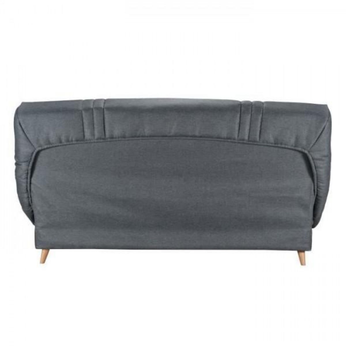 BULTEX COMFORT BULTEX Clic clac 3 places - Tissu anthracite - Made in France - L 192 x P 95 x H 101 - MONA