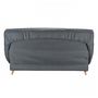 Voir la diapositive 5 : BULTEX COMFORT BULTEX Clic clac 3 places - Tissu anthracite - Made in France - L 192 x P 95 x H 101 - MONA
