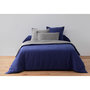 Voir la diapositive 1 : ATELIER DU COTON Parure housse de couette bicolore 100% coton57fils/cm2-gfonce/