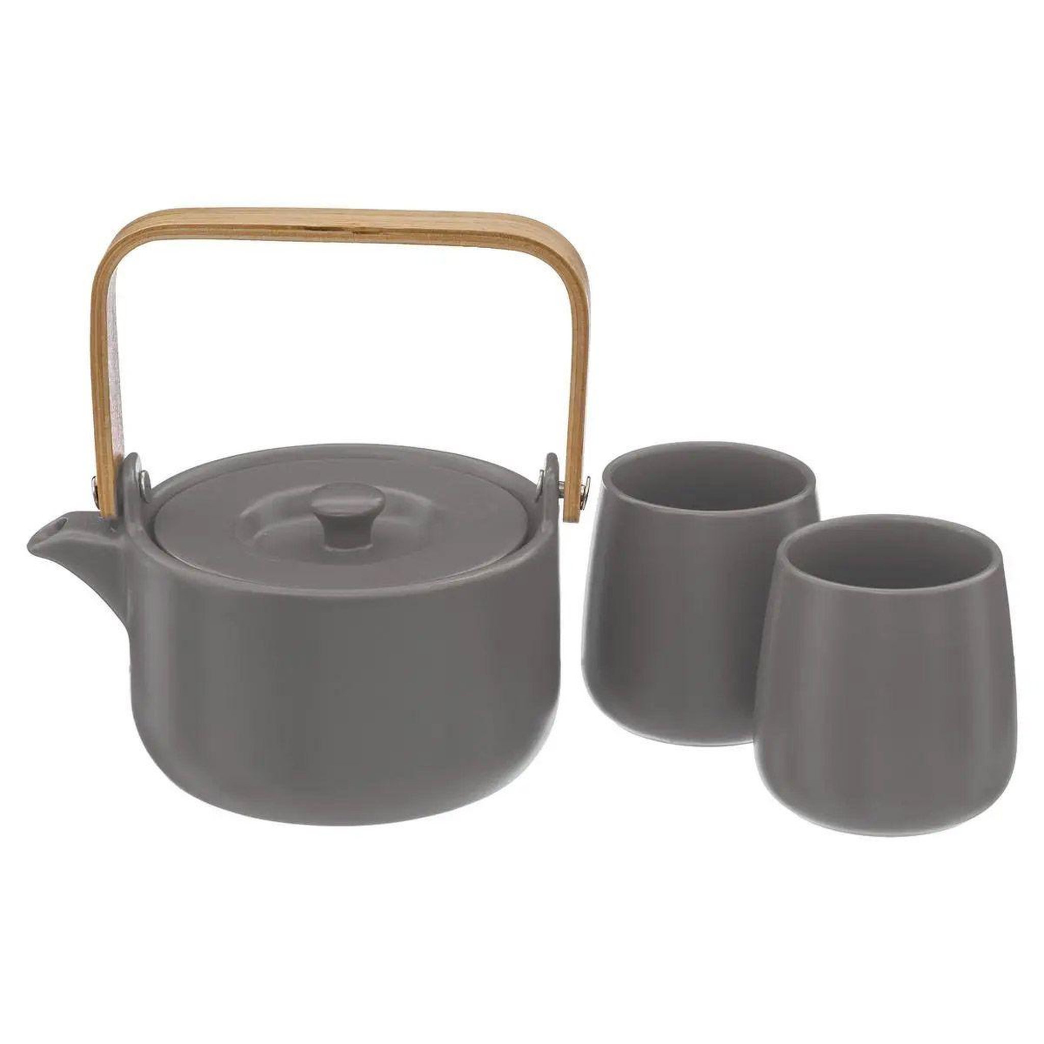 Voir la diapositive 1 : SECRET DE GOURMET Théière & 2 Mugs  Teapot  50cl Taupe
