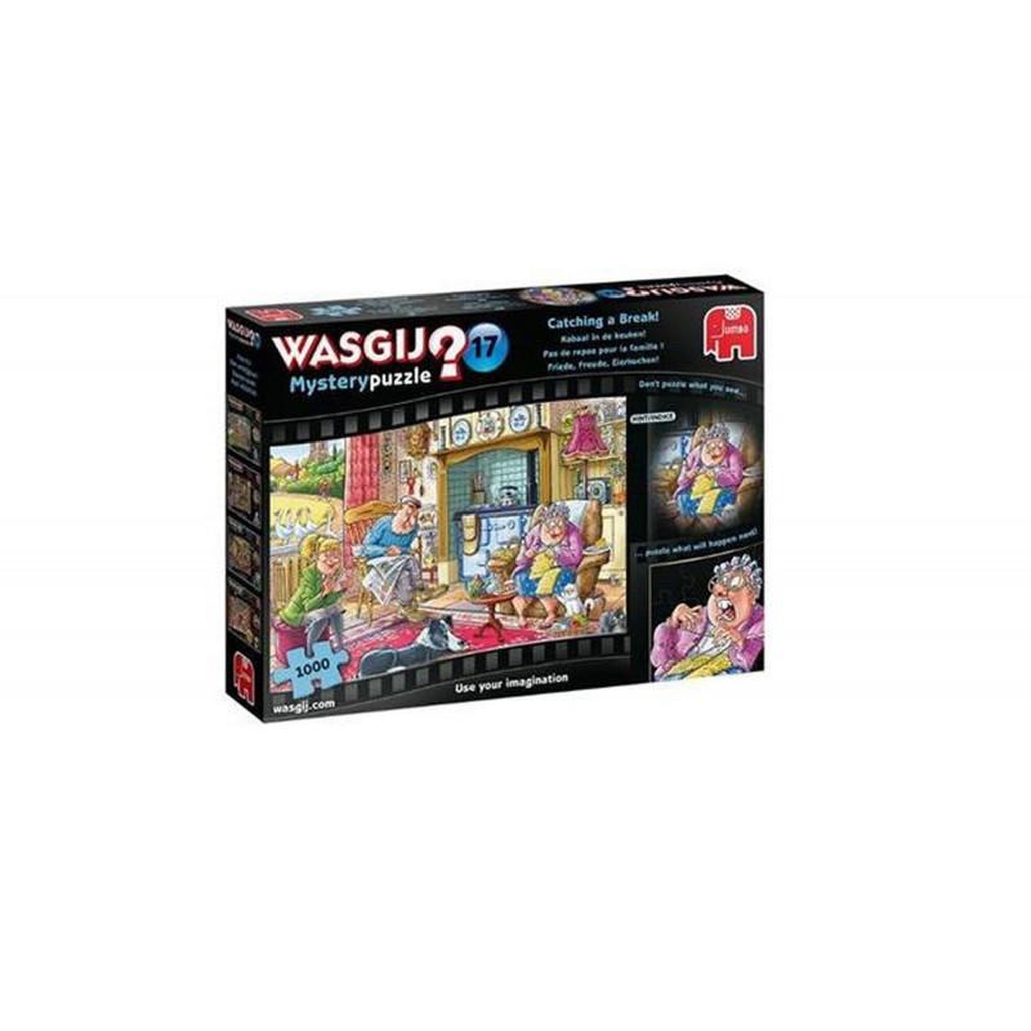 DISET Puzzle adulte 1000 pièces Wasgij Mystery 17 Catching a Break défi logique – Diset