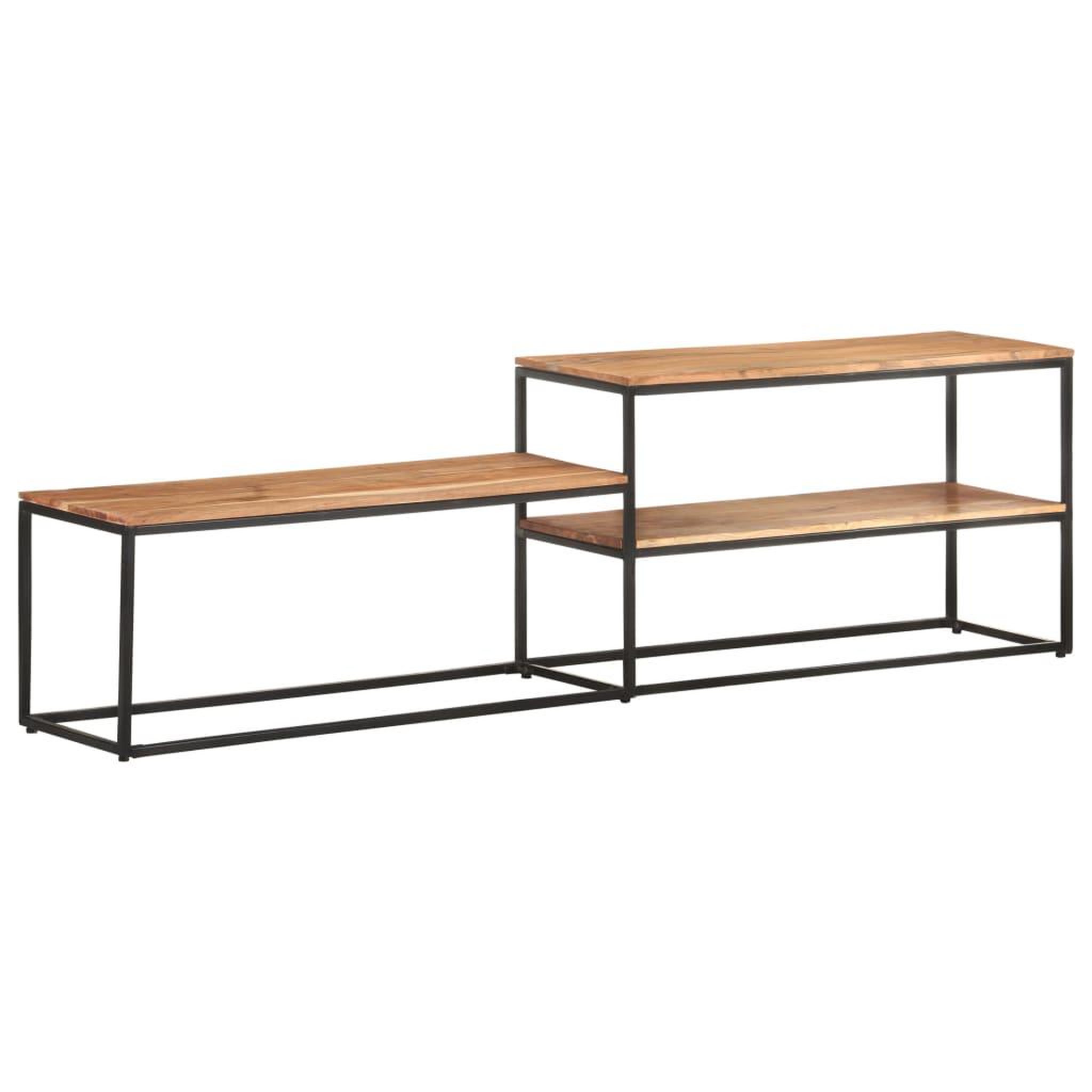 Voir la diapositive 1 : VIDAXL Meuble TV 180x30x50 cm Bois d'acacia massif