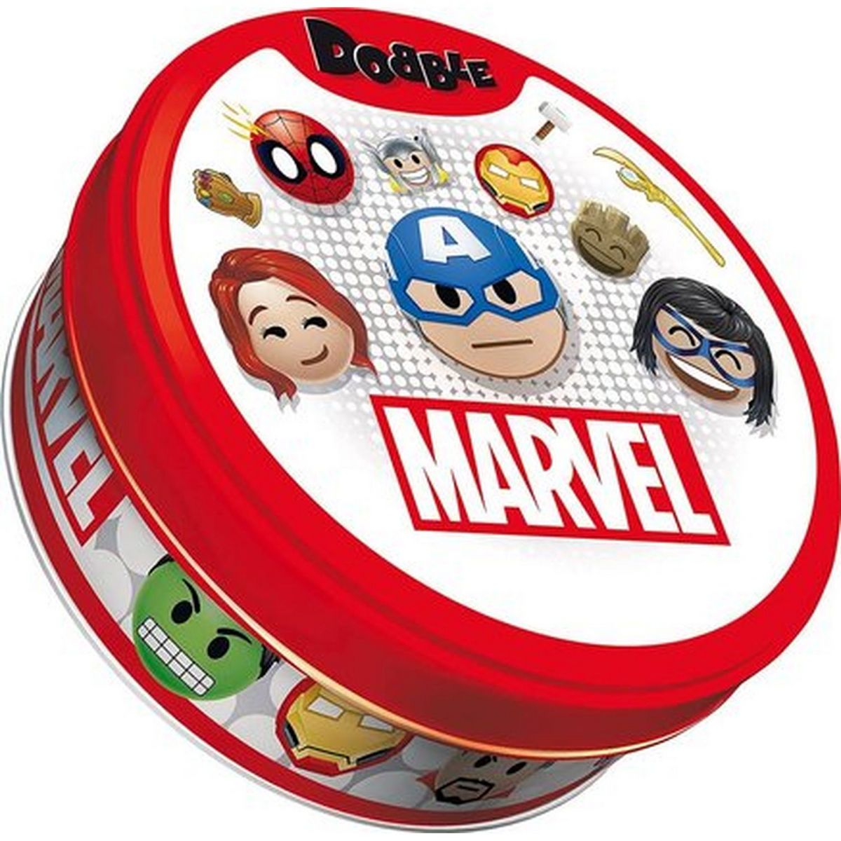 ASMODEE Jeu - Dobble - Marvel - EMOJI