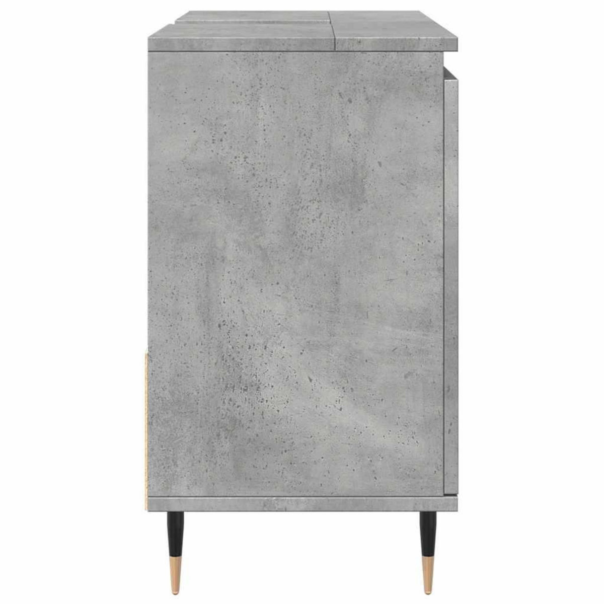 VIDAXL Armoire de salle de bain gris beton 65x33x60 cm