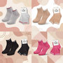 Voir la diapositive 3 : OZABI OZABI Chaussettes Femme a Paillettes Soquettes Pack de 4 Paires
